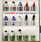 Adjustable Shoe Slot Organizer for Closet Space Saver