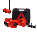 Electric Car Jack Kit 5T Hydraulic Impact Wrench Tire Inflator Pump