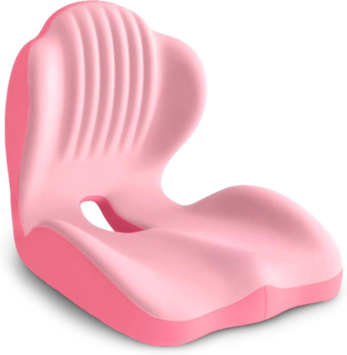 Ergonomic Seat Cushion with L-Shaped Design for Office Chair (Black)