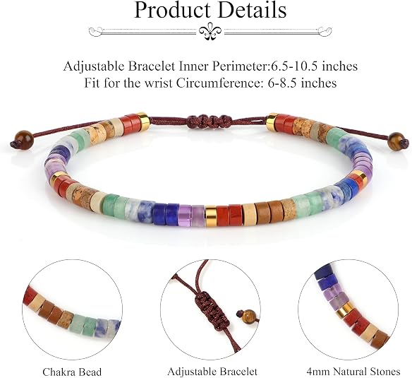 JoycuFF Inspirational Gifts for Women Get Well Soon Thinking of you Gift for Women Healing Natural Stone Bracelets