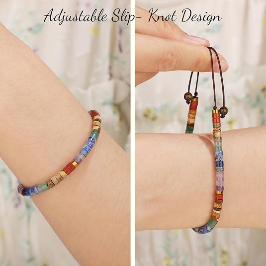 JoycuFF Inspirational Gifts for Women Get Well Soon Thinking of you Gift for Women Healing Natural Stone Bracelets