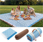 2 in 1 Extra Large 80"* 80" Rug Picnic Waterproof