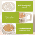 20 Pack 2-in-1 Kitchen Colander Basket Set – Wash, Drain & Store Your Food Effortlessly