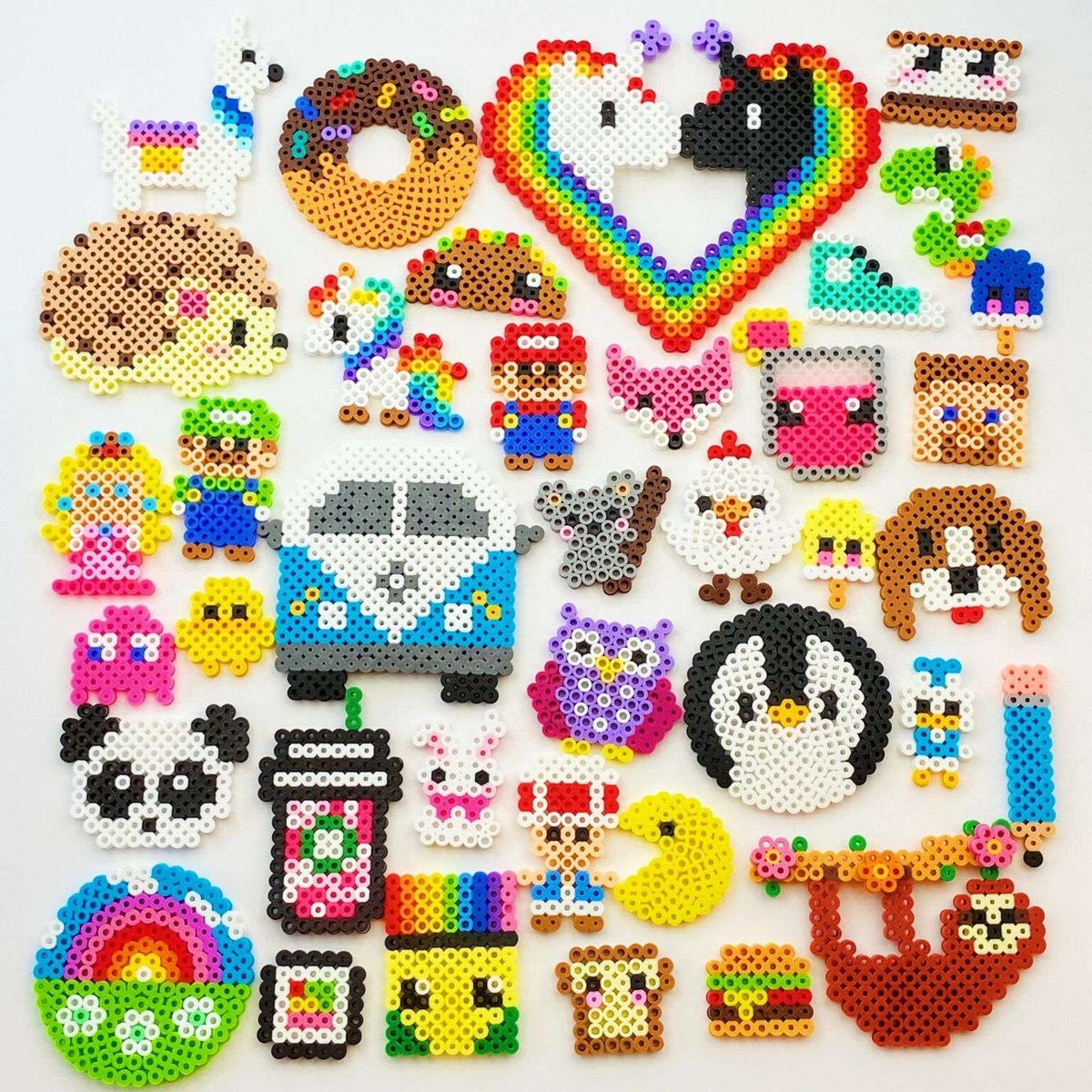 264 Colors Ultimate Fuse Beads Kit – 300,000+ Pieces DIY Pixel Art Craft Set for Kids & Adults