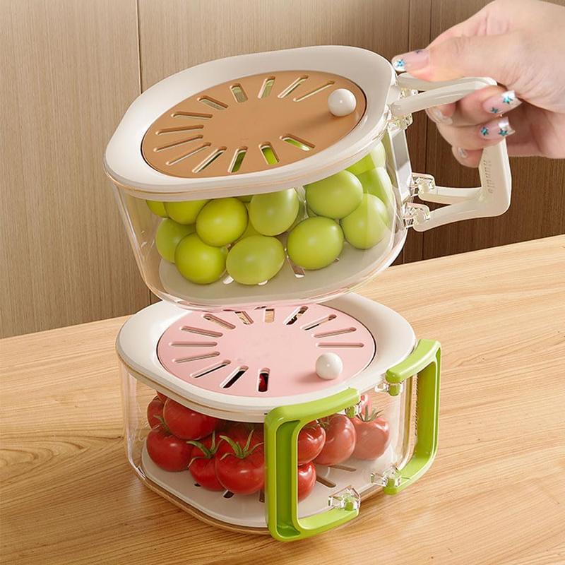 20 Pack 2-in-1 Kitchen Colander Basket Set – Wash, Drain & Store Your Food Effortlessly