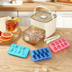 2-in-1 Large Capacity Ice Mold & Storage Bin Set 🧊(More fun and better than it looks on video✨)