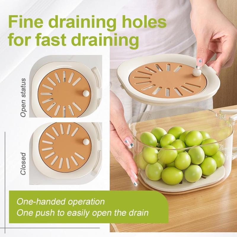 20 Pack 2-in-1 Kitchen Colander Basket Set – Wash, Drain & Store Your Food Effortlessly
